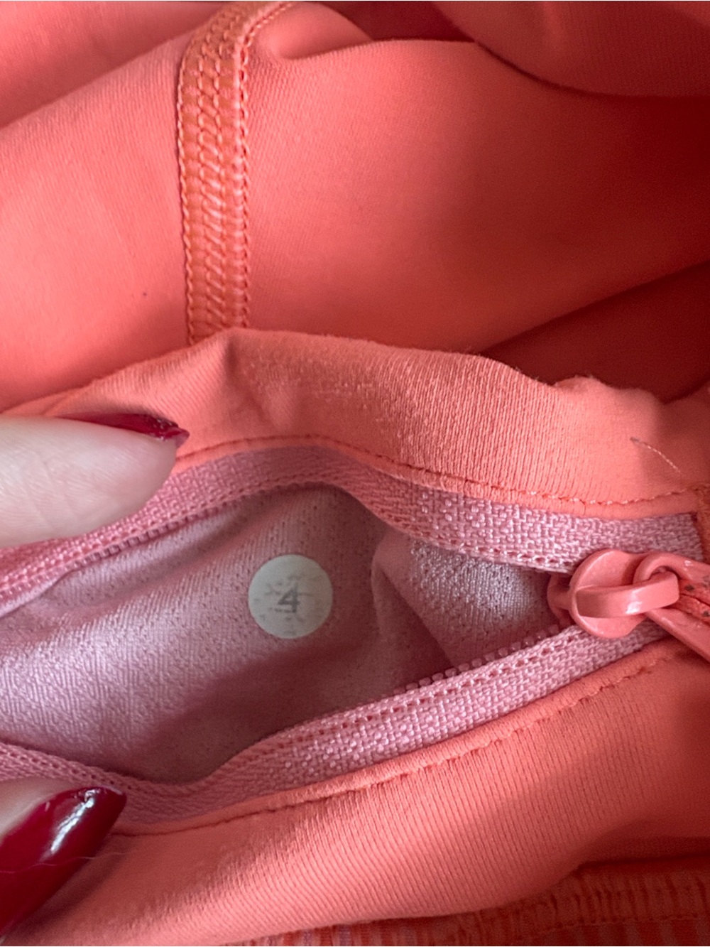 RARE lululemon Run Pace Setter Wagon Stripe Pop Orange Bleached Coral Tennis - Picture 2 of 4